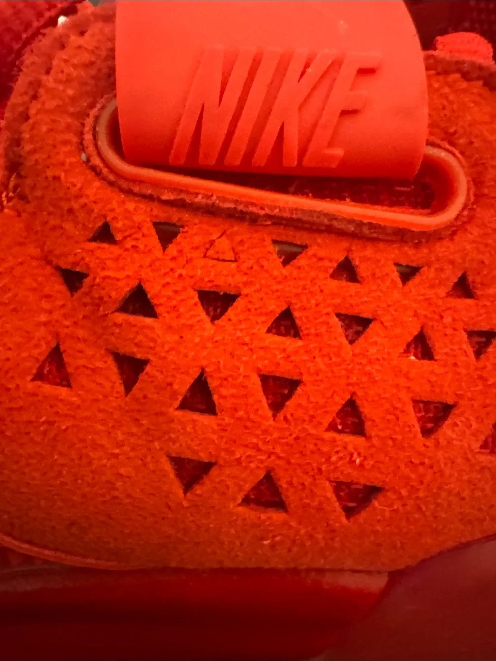 Nike Yeezy Red a October All-Red High-Top Sneakers
